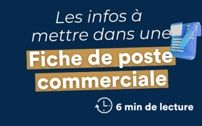 Fiche de poste commerciale