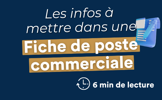 Fiche de poste commerciale